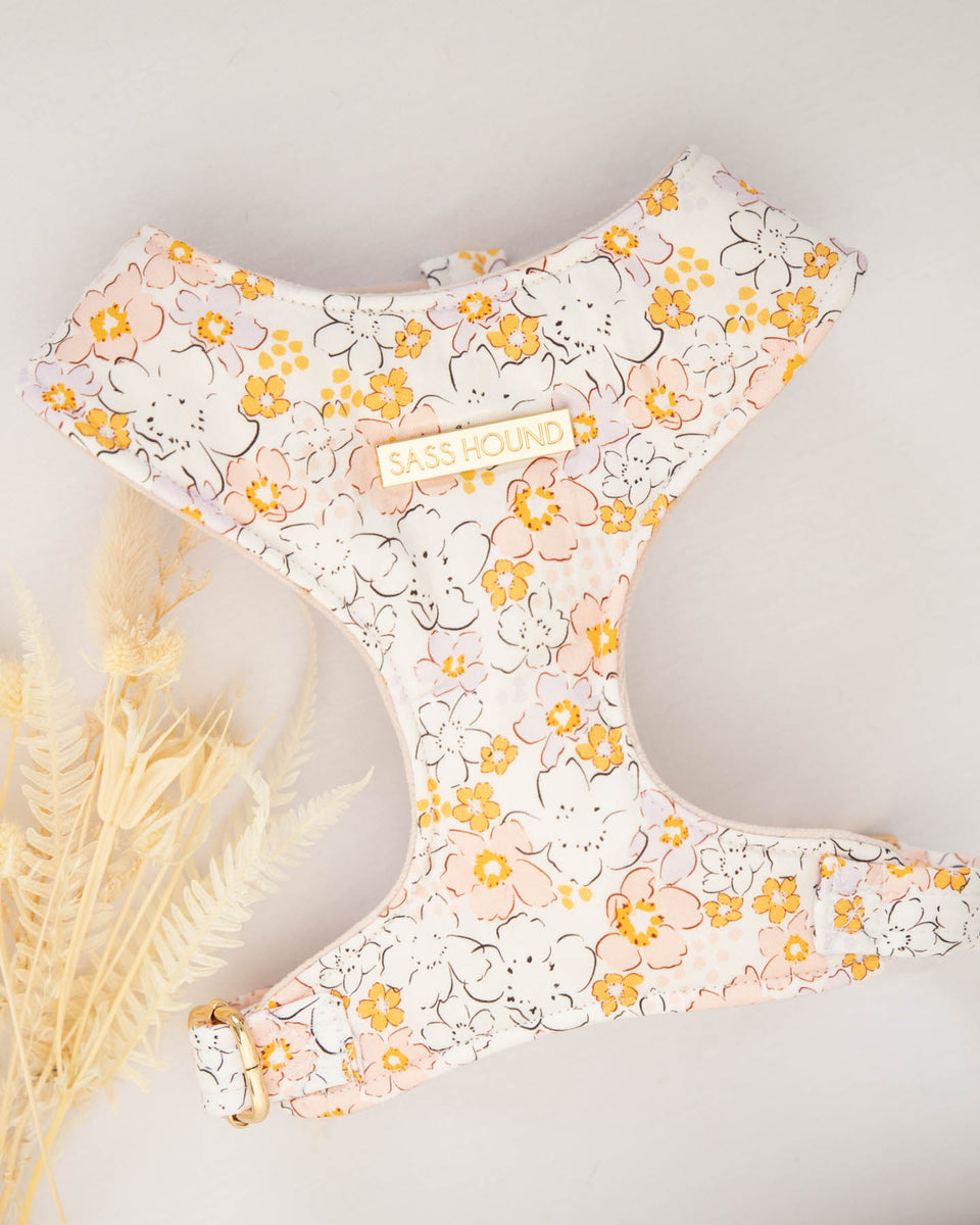 Lily Dog Harness Handmade Luxury Pet Apparel Sass Hound