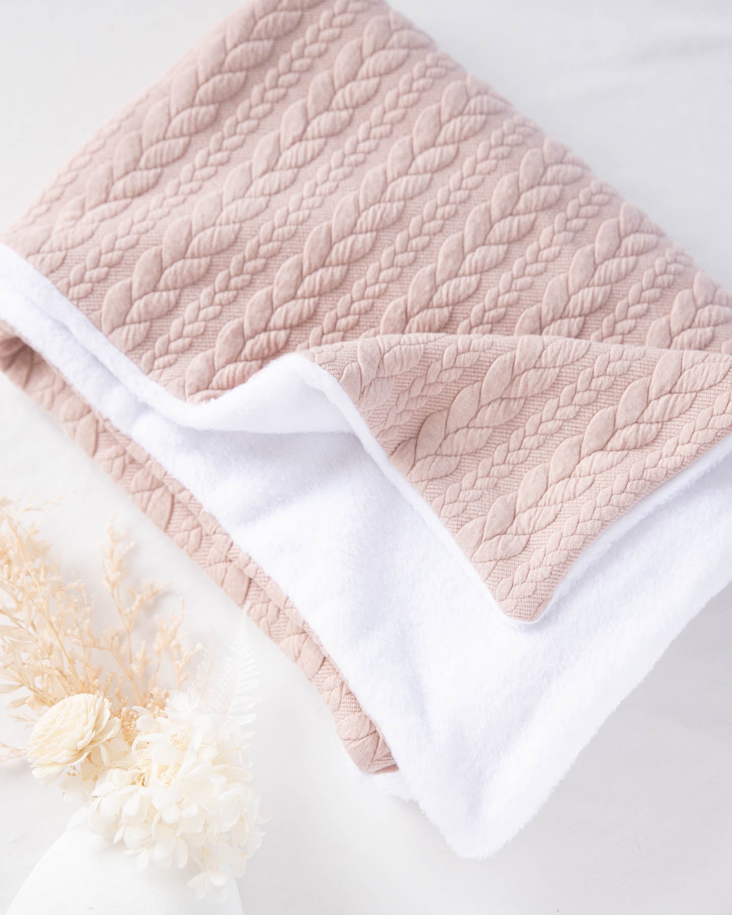 Ruby Knit Blanket