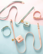 Load image into Gallery viewer, Baby Pink Vegan Leather Dog Lead
