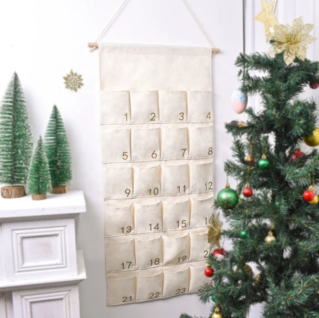 Personalised fabric DIY advent Calendar