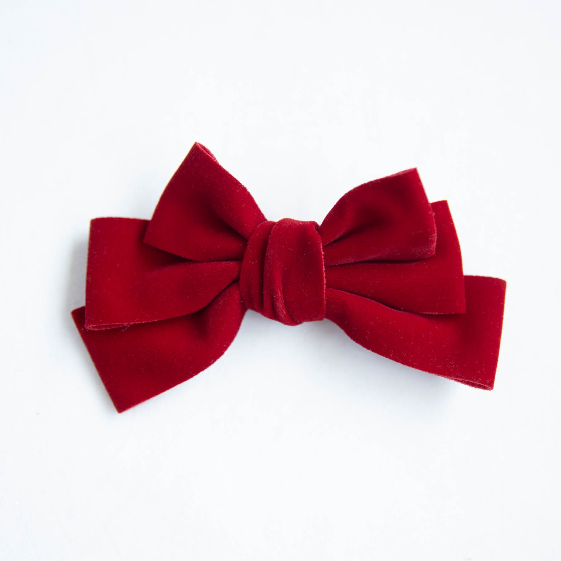 Stella Velvet Hair Dog Bow Clip