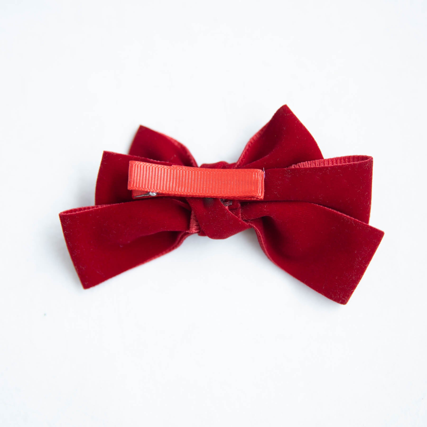 Stella Velvet Hair Dog Bow Clip