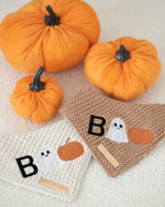 Load image into Gallery viewer, Brown Boo Halloween Dog Bandana
