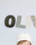 Load image into Gallery viewer, Corduroy Baby Birthday Crown
