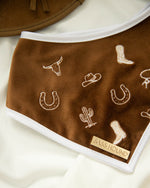 Load image into Gallery viewer, Yee-haw (brown) Dog Bandana
