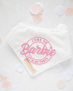 Load image into Gallery viewer, Pink - Barbie, Let&#39;s Go Party Dog Bandana
