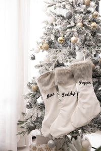 Personalised Velvet Christmas Stocking