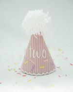 Load image into Gallery viewer, Pink Scalloped Birthday Hat
