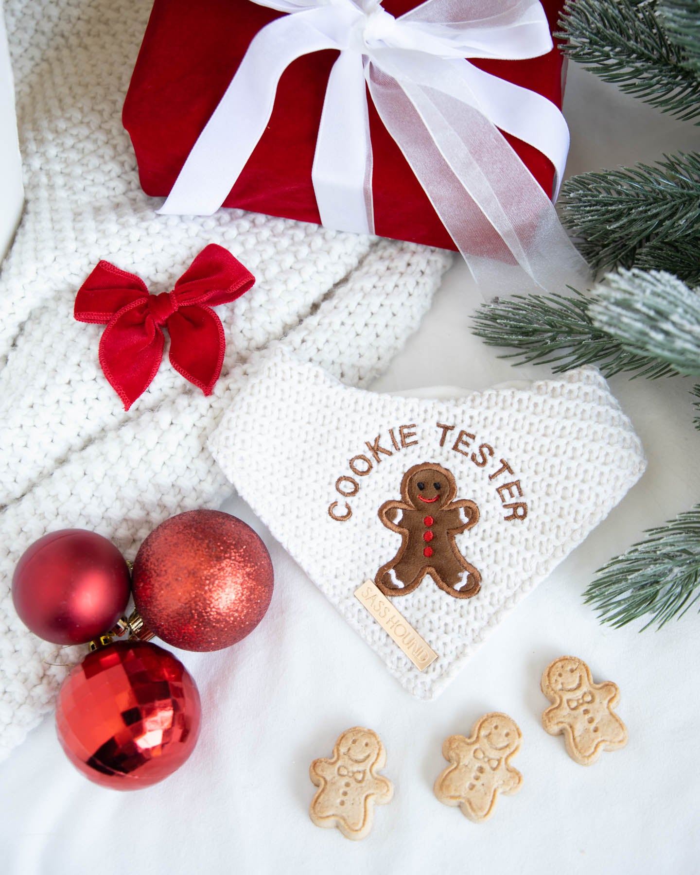Cookie Tester Dog Bandana