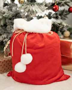 Luxury Red Personalised Velvet Santa Sacks