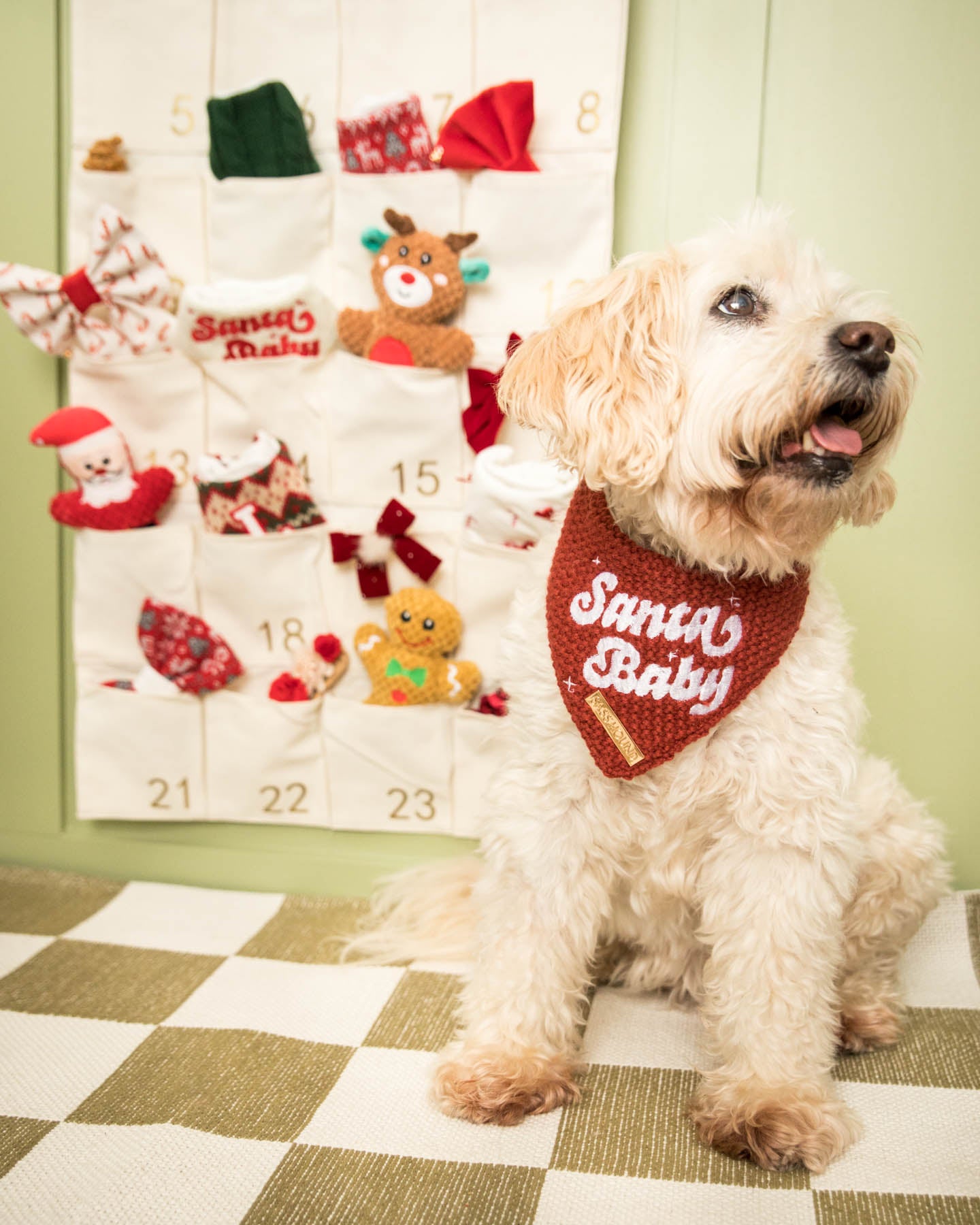 Personalised fabric DIY advent Calendar