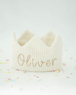 Load image into Gallery viewer, Corduroy Baby Birthday Crown
