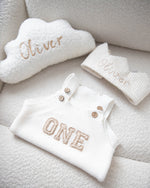 Load image into Gallery viewer, Corduroy Baby Birthday Crown
