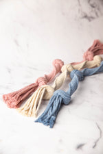 Load image into Gallery viewer, Blush Pink Macrame Toy
