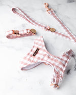 Load image into Gallery viewer, Strawberry Gingham Dog Harness
