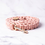 Load image into Gallery viewer, Baby Pink Macrame Dog Lead
