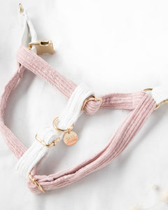 Fairy Floss Corduroy Step In Dog Harness
