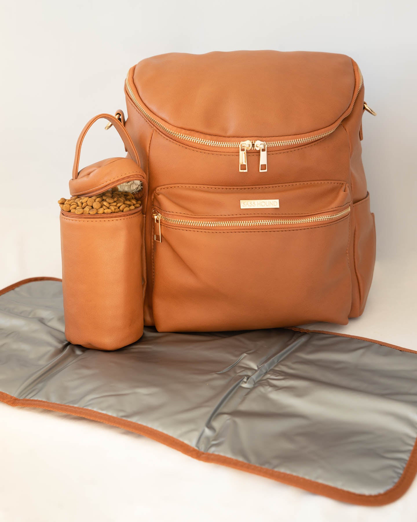 The Luxe Vegan Leather Dog Travel bag