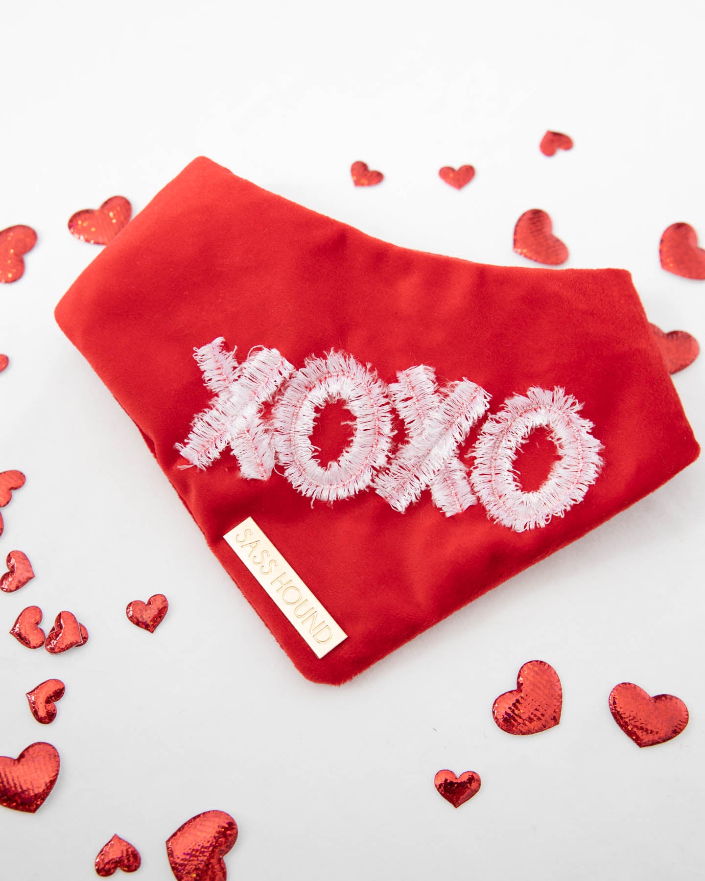 XOXO Red Dog Bandana