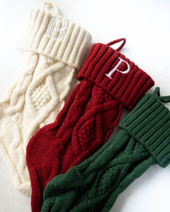 Personalised Knitted Christmas Stocking
