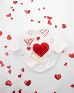 Load image into Gallery viewer, Love is in the Air White Dog Bandana
