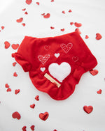 Load image into Gallery viewer, Love is in the Air Red Dog Bandana
