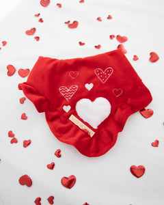 Love is in the Air Red Dog Bandana