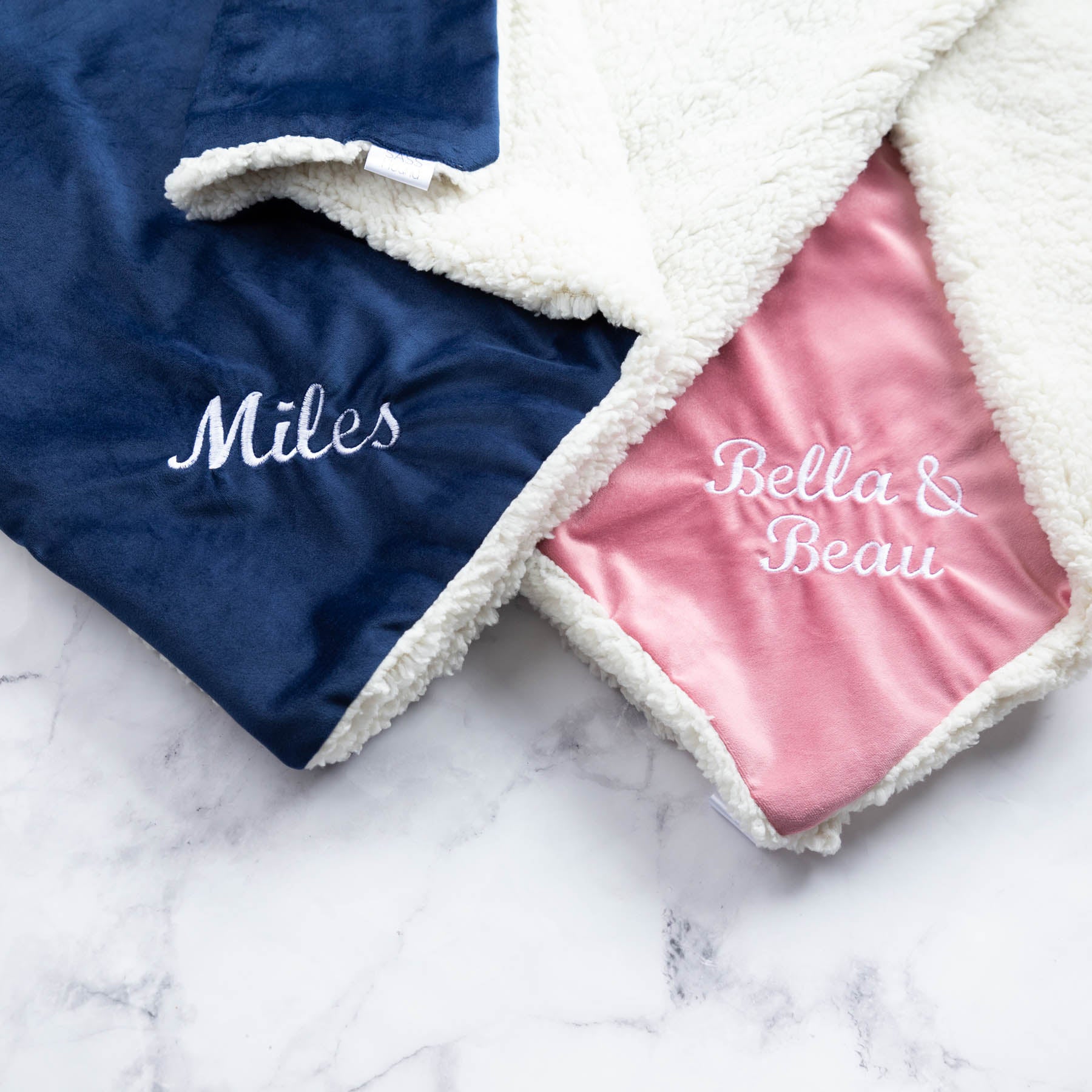 Personalised Miles Velvet Blanket