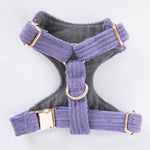 Load image into Gallery viewer, Grape Corduroy Dog Harness
